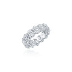 Shared Prong Oval Diamond Eternity Band