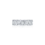 Shared Prong Emerald Cut Diamond Eternity Band