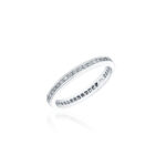 Channel Set Round Diamond Eternity Band