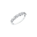 Bar Set Baguette & Round Diamond Band