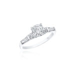 Baguette & Round Diamond Ring
