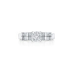 Baguette & Round Diamond Ring