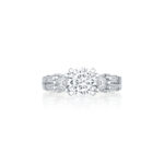 Baguette & Round Diamond Ring