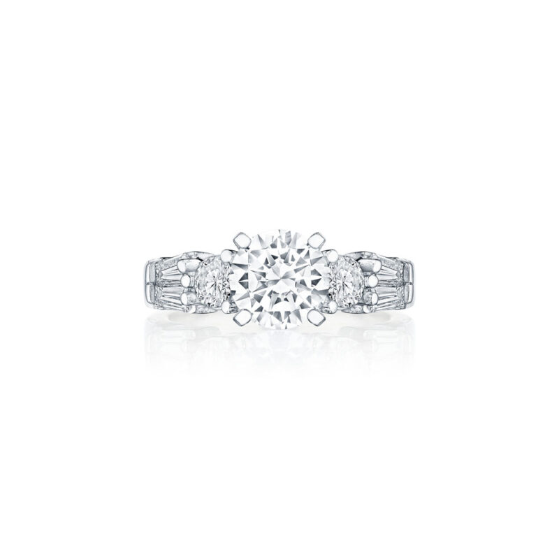 Baguette & Round Diamond Ring