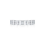 Baguette & Round Diamond Eternity band