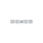 Baguette & Round Diamond Bar Set Eternity Band