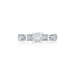 Baguette & Round Diamond Ring
