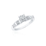 Baguette & Round Diamond Ring