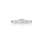 Baguette & Round Diamond Ring