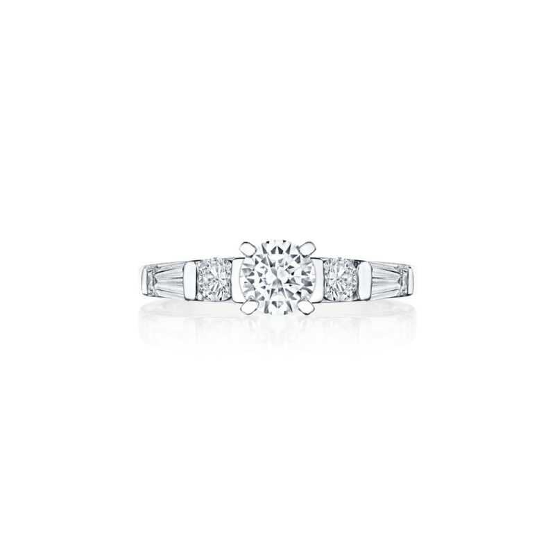 Baguette & Round Diamond Ring