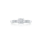 Baguette & Round Diamond Ring