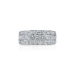 Princess & Round Diamond Band