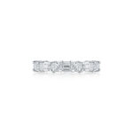 Round & Baguette Diamond Band