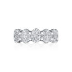 Shared Prong Oval Diamond Eternity Band