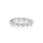 East to West Pear Shape Diamond Eternity band