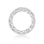 East to West Heart Shape Diamond Eternity Band