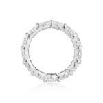 East to West Oval Diamond Eternity Band