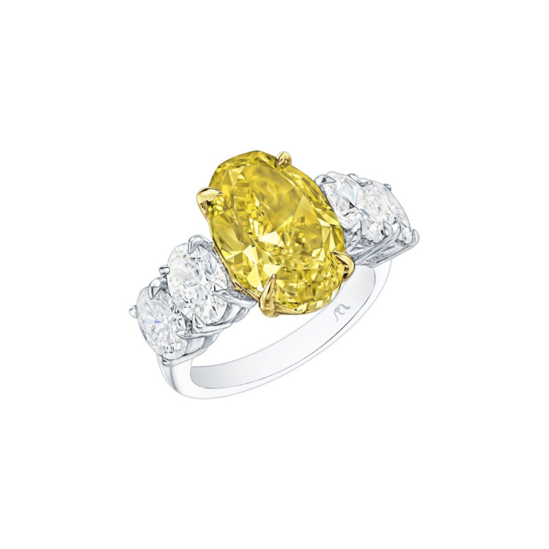 5 Stone Oval Diamond Ring
