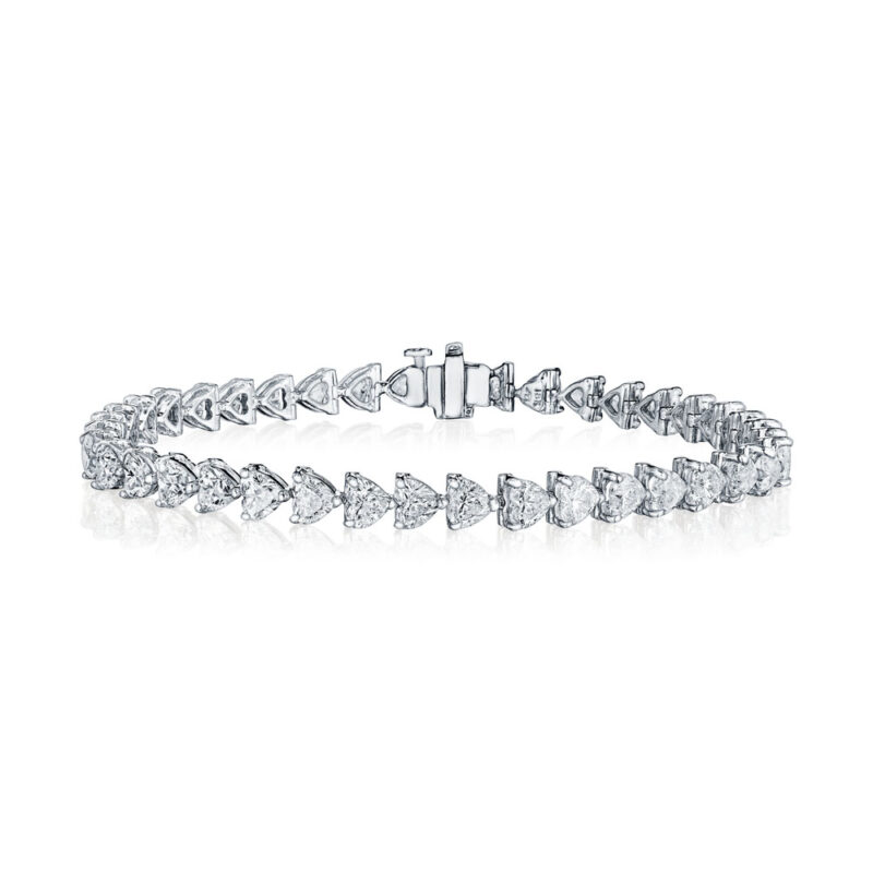Heart Shape Diamond Bracelet