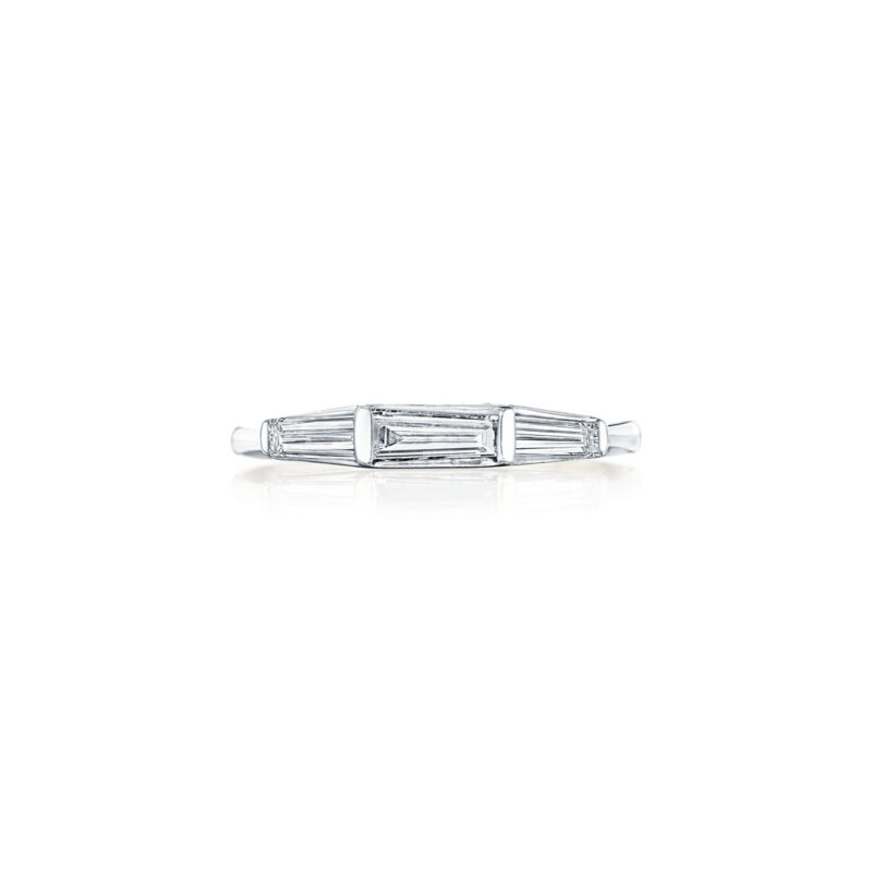 Tapered Baguette Diamond Band
