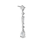 5.31ct Pear Shape & Baguette Diamond Earrings