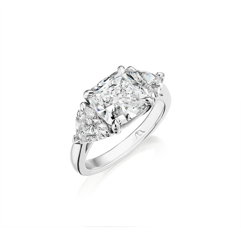 Cushion & Heart Shape Diamond Ring