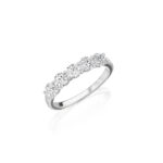 5 Stone Round Diamond Band – 1.00ctw