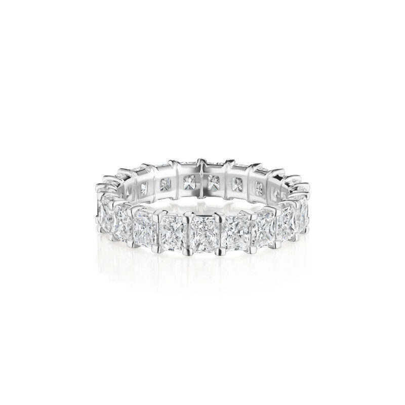 Radiant Cut Diamond Eternity Band – 3.15ctw