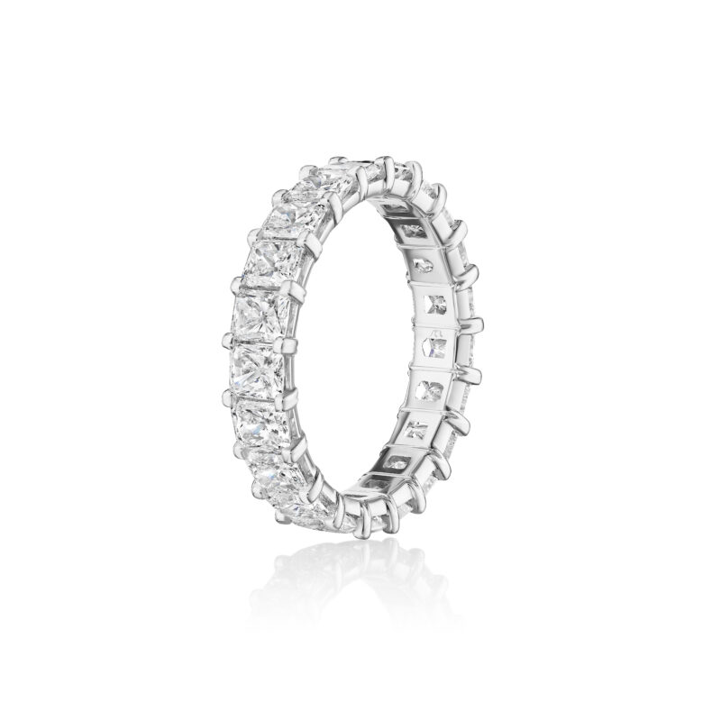 Radiant Cut Diamond Eternity Band – 3.15ctw