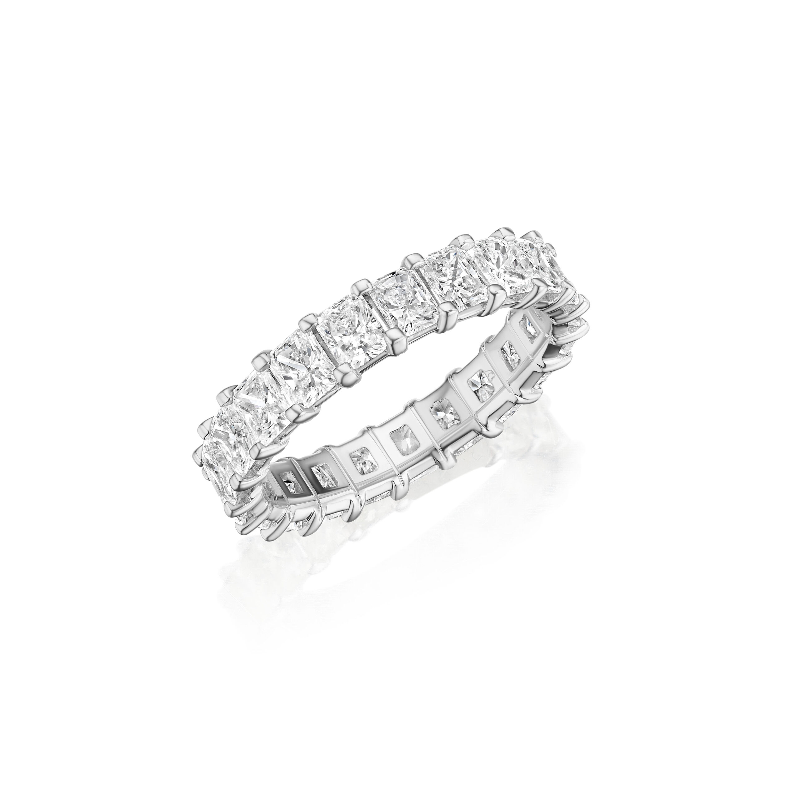 Radiant Cut Diamond Eternity Band – 3.15ctw – SES Creations