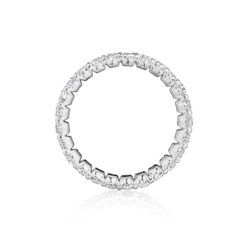Oval Diamond Eternity Band
