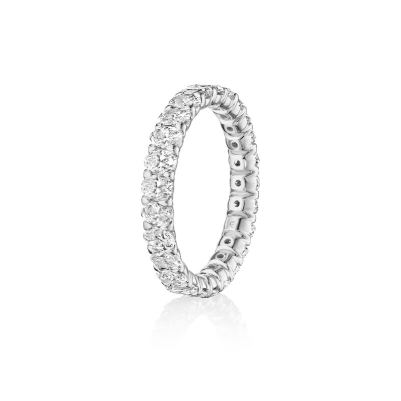Oval Diamond Eternity Band