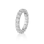 Shared Prong Round Diamond Eternity Band