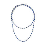 Sapphire Marquise & Round Diamond Necklace