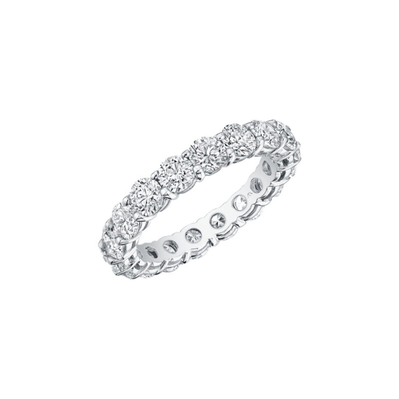 Shared Prong Round Diamond Eternity Band