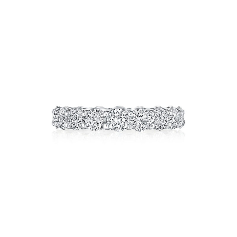 Shared Prong Round Diamond Eternity Band