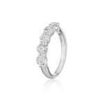 5 Stone Round Diamond Band – 1.50ctw