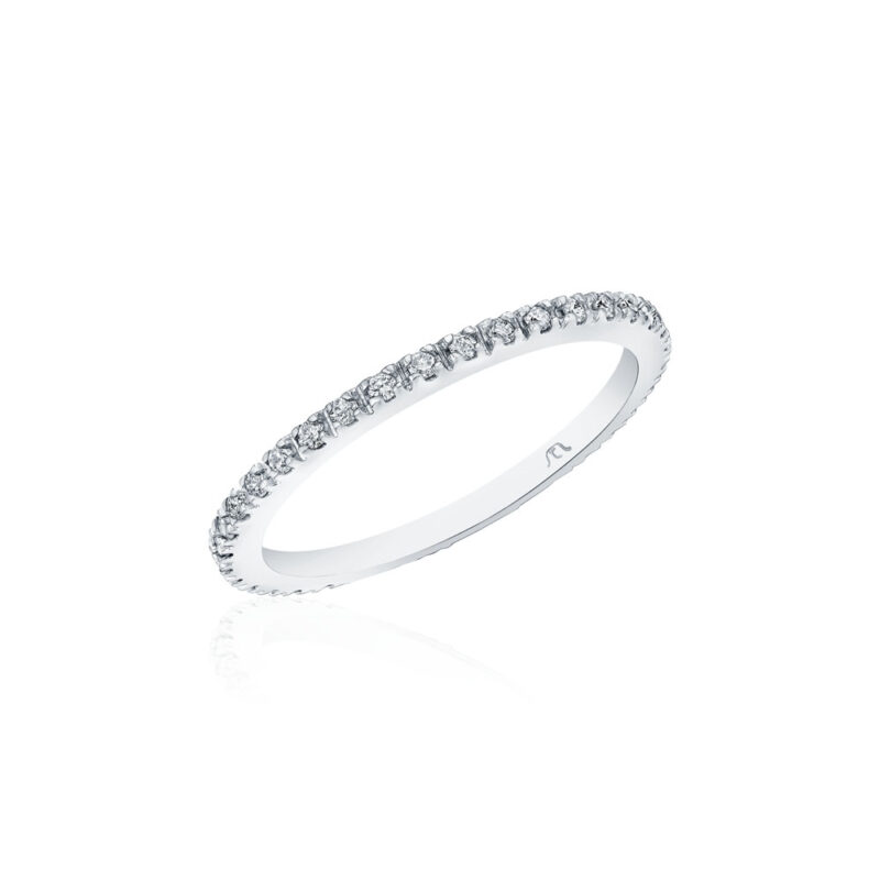 Round Diamond Pavé Eternity Band