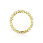 Emerald Cut Eternity Band
