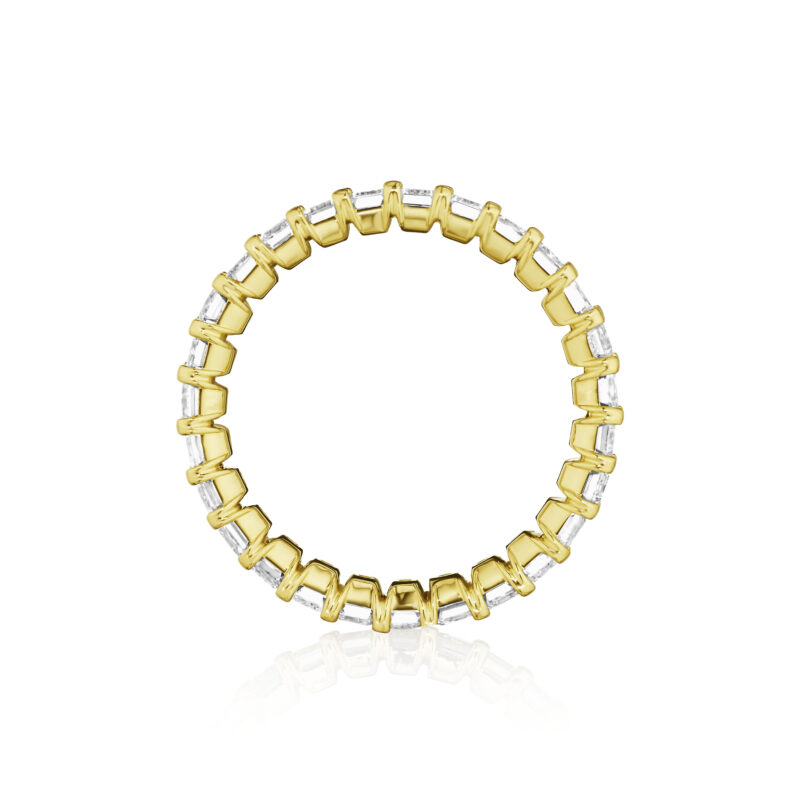 Emerald Cut Eternity Band