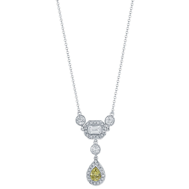 Multi-shape Diamond Necklace