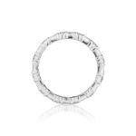 Baguette & Round Diamond Bar Set Eternity Band