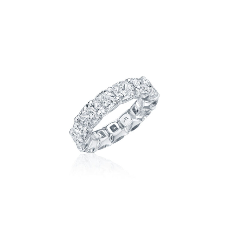 Diamond Cushion Eternity Band