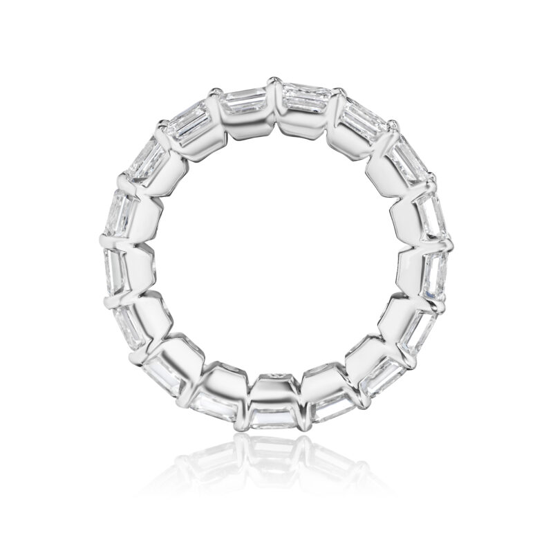 Asscher Cut Diamond Eternity band