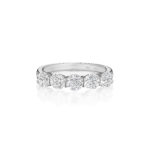 5 Stone Round Diamond Band – 1.50ctw