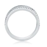 Triple Row Round Diamond Band