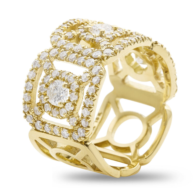 New York Dreams® Wide Diamond Band
