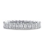 Emerald Cut Eternity Band