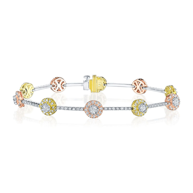 Round Diamond Pave Bracelet