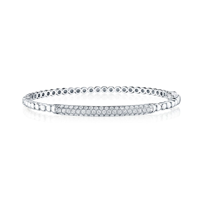 Round Diamond Bangle